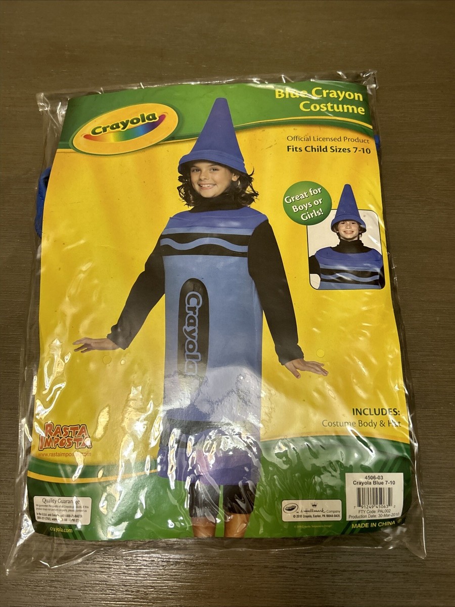 Kids Blue Crayola Crayon Costume | eBay