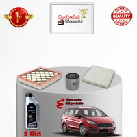Kit Wartung 3 Filter Und ÖL FüR Ford Galaxy III 1.5 121KW 165PS 2018