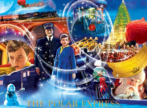 MasterPieces The Polar Express - The Golden Ticket 100 Piece Jigsaw Puzzle