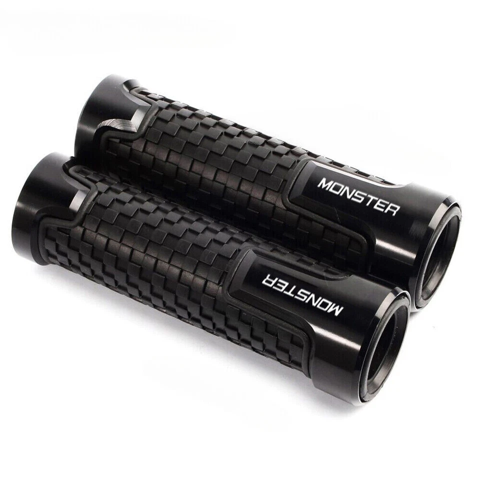 For Ducati MONSTER 695 696 1100 1200 Black motorcycle Grips Handle bar Handlebar - Image 2 of 4