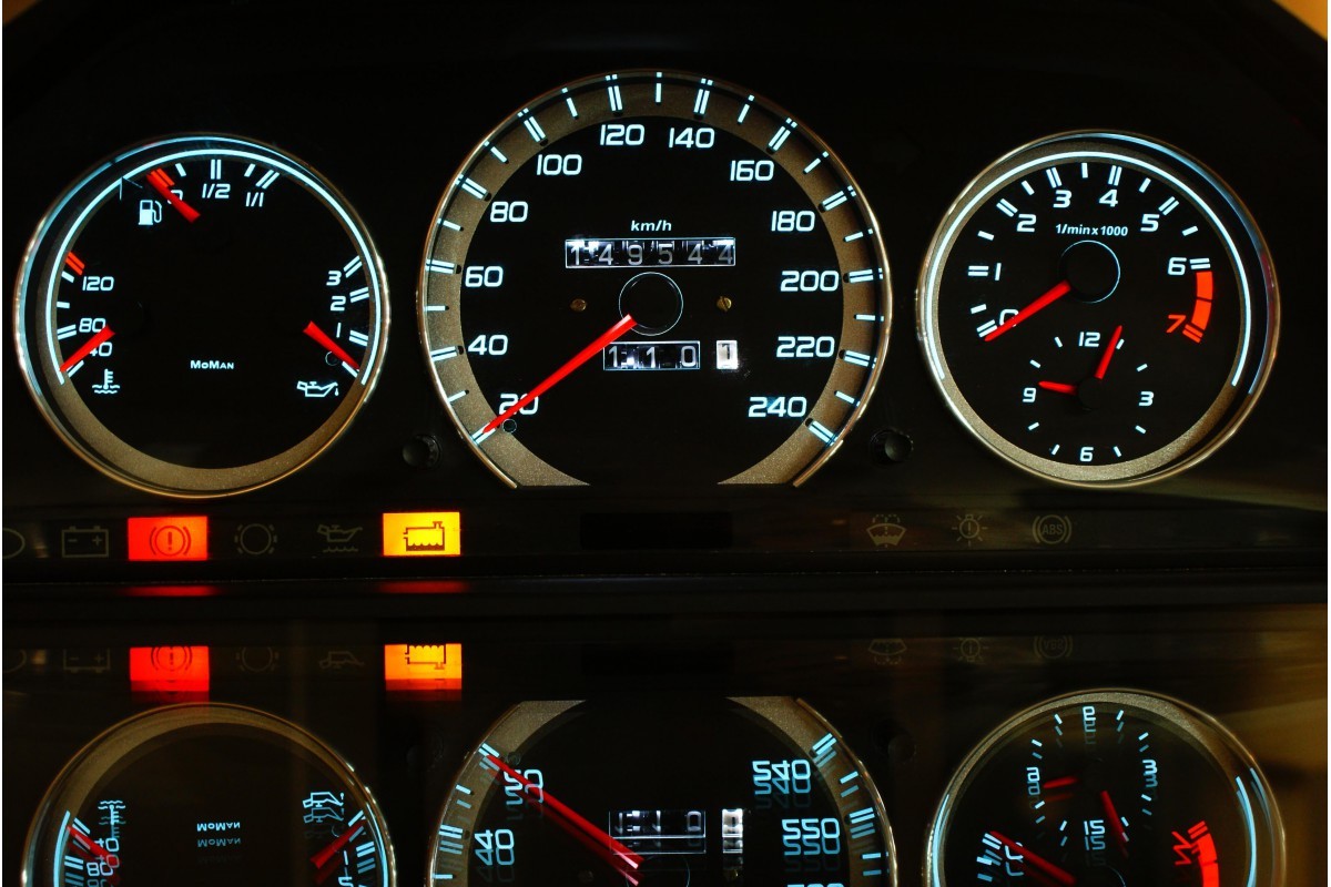 Fiat Punto 2 Design 2 Glow Gauge Plasma Dials Tachoscheibe Glow Shift