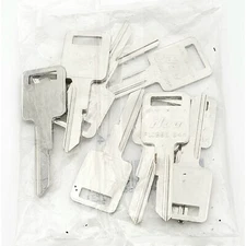 Ilco P1098E Lot of 10 Un-Cut Key Blanks For G.M. Sealed Bag Made in the USA