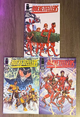 THE ROCKETFELLERS #2 SET OF 3 TOMASI MANAPUL LEIGH IMAGE COMICS GHOST MACHINE ad