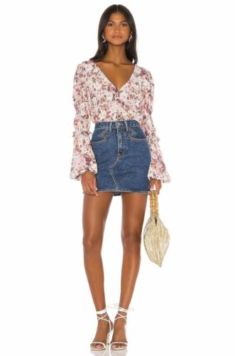 For Love & Lemons Eclipse Blouse in Country Floral NEW Cottagecore Size Large - Picture 2 of 12