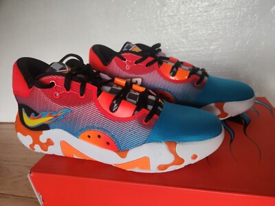 NEW* NIKE PG 6 NRG HOT Wheels Size 9.5 Paul George Orange Blue