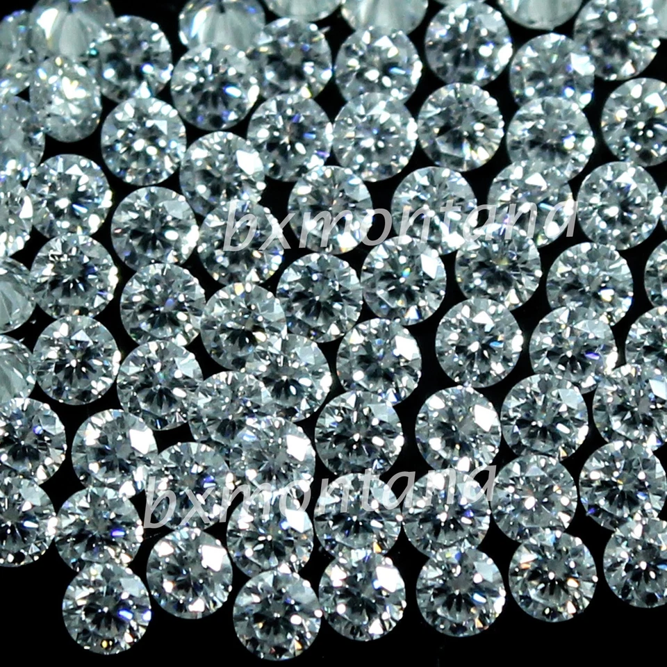 Natural 2.00 mm Round Brilliant Cut D Color VVS1 White Diamond 100 Pcs Lot - Image 4 of 4