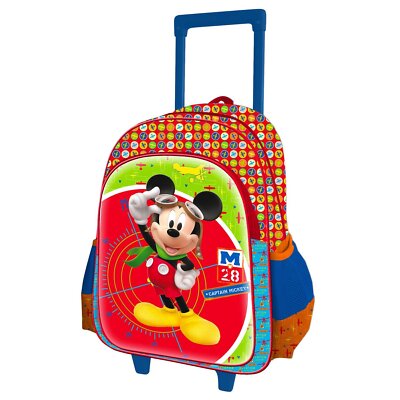 Disney Mickey Mouse 3D Rucksack Trolley 24 Liter Kinder Grundschule 