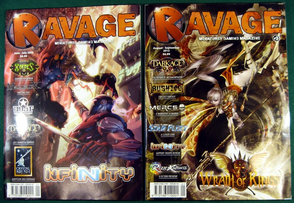 Ravage Magazine 17 Issue Lot #2-20, CoolMiniOrNot CMoN, Soda Pop, Ninja Division — 第 2/4 张图片