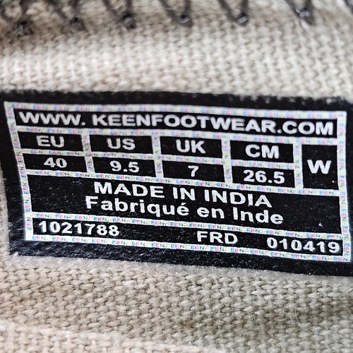 Zapatos cómodos informales a cuadros Keen Sienna Mary Jane #1021788 lana para mujer talla 9,5 - Imagen 9 de 9