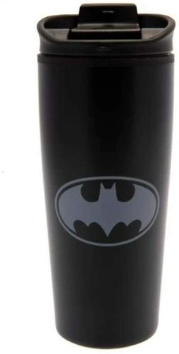 Pyramid Tazza Da Viaggio In Metallo Batman: Straight Outta Gotham, Regalo Ufficiale Per Fans Del Cavaliere Oscuro