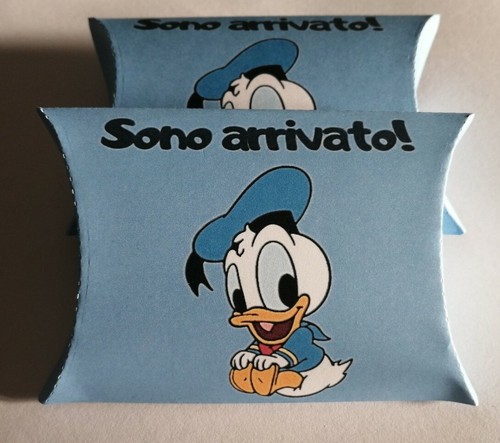 Scatoline portaconfetti nascita disney baby Topolino Minnie Pluto Paperino/a - Foto 12 di 12
