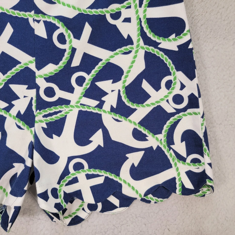 Грязь пирог женщин шорты размер S темно-синий якорь зубчатый морской звезды Шарлотта шорты - Изображение 4 из 4