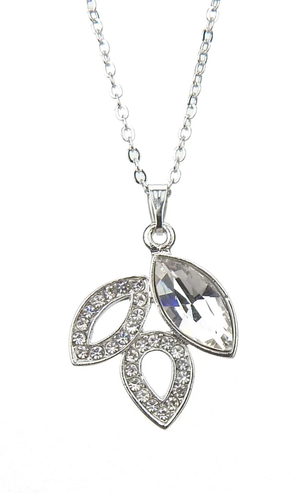 Ella Jonte Halskette mit Anhänger gold oder silber kurze Kette + Strass Anhänger - Bild 4 von 4