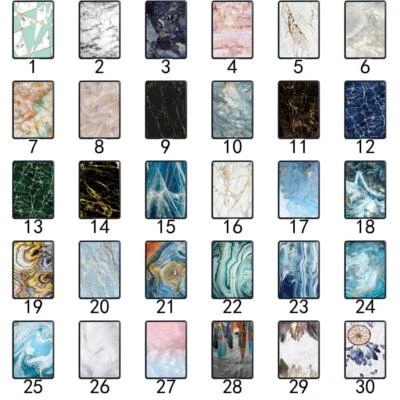 Multi Colors Shell Hard Cover Case For Amazon Kindle Fire 7" / HD 8"/HD 10" +Pen