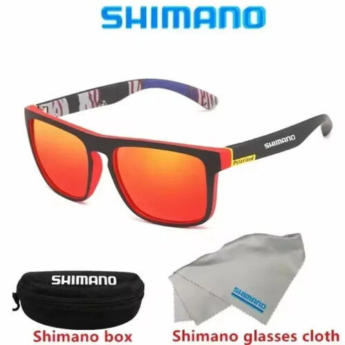2 in 1Shimano Sunglasses Polarized Men Fishing Spectacles Driving Cycling Sport - Picture 15 of 18