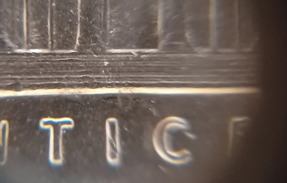 2016 P Jefferson Nickel Die Break Crack Revers Error - Image 4 of 4