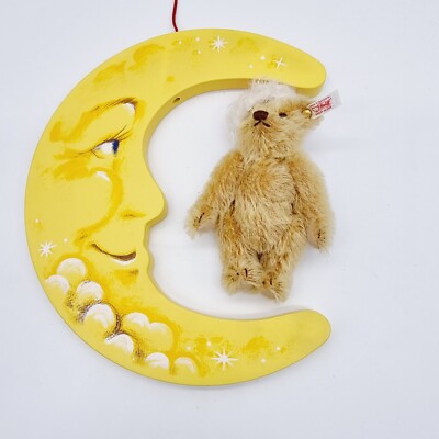 Steiff 670909 Teddybär mit Holzmond limitiert 3000 Jahr 2001 | eBay