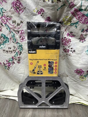 Rolson klappbarer Hand-LKW Max Gewichtskapazität 70kg mit Bungee