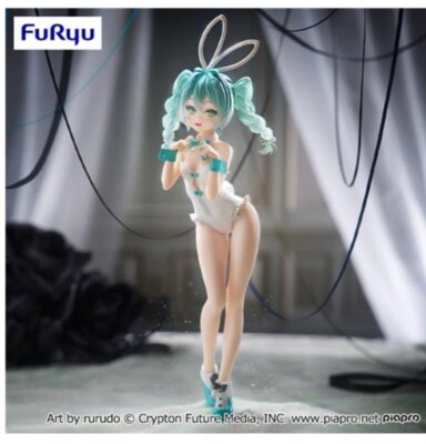 Miku Hatsune BiCute Bunnies Figure, Rurudo WHITE Version, New | eBay