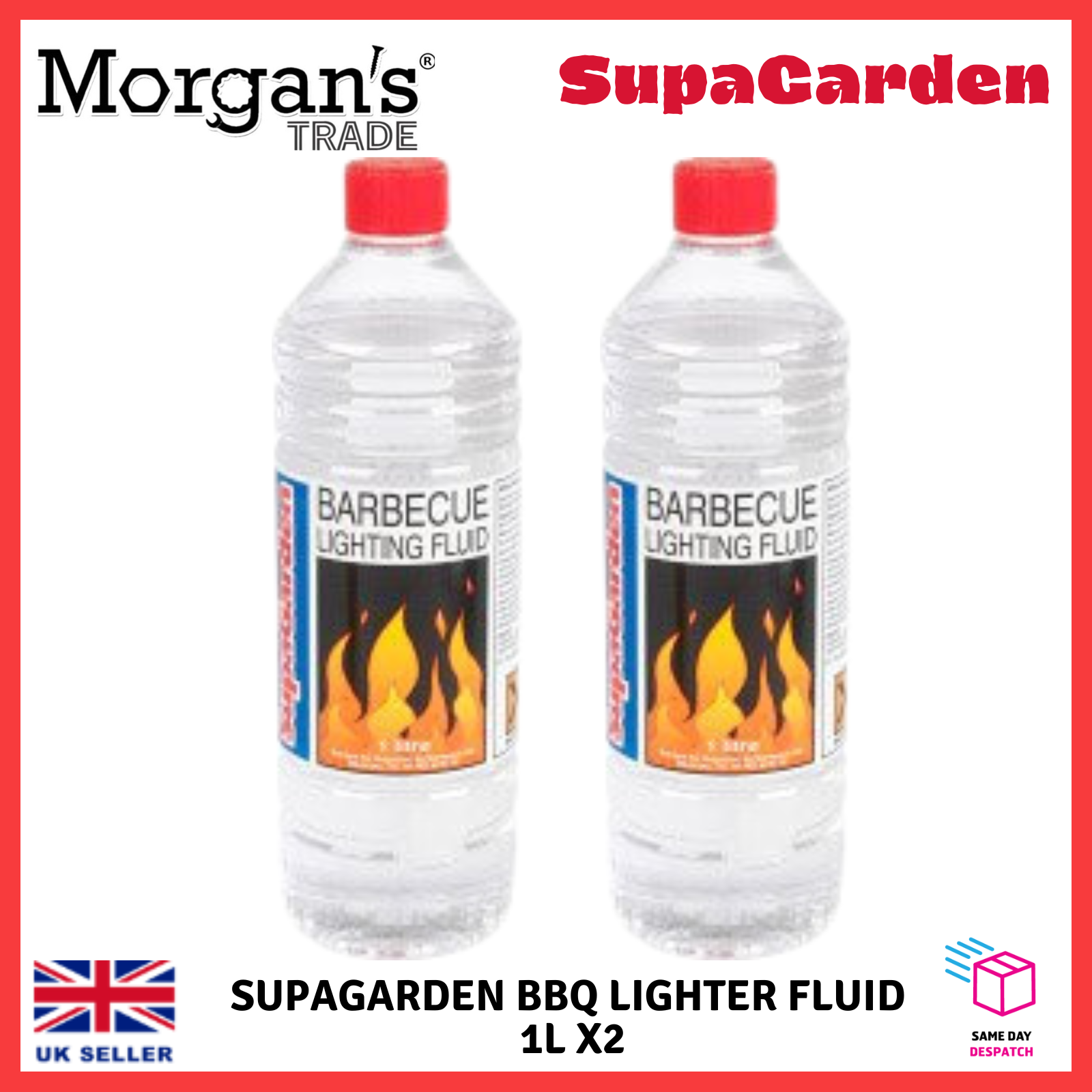 BBQ Lighter Fluid Low Odour Burn Safely Cleanly Non Smoking Flame 1L
