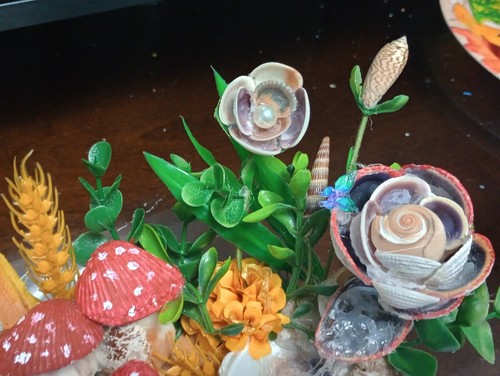 autumn Decor,Seashells handmade crafts , waterfall, - Picture 7 of 10