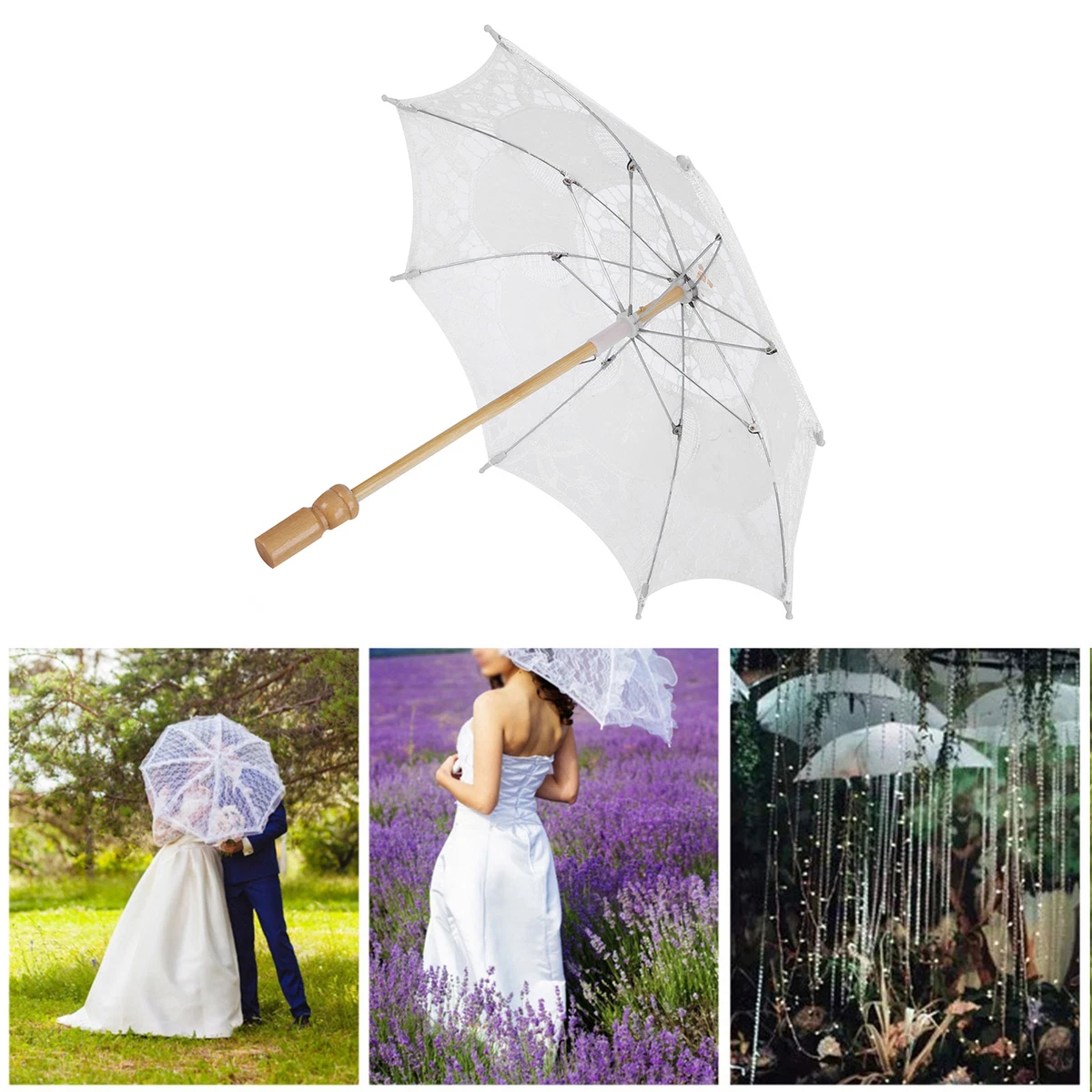 Lace bridal umbrella deals