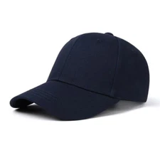 Cotton Baseball Cap Ball Dad Hat Plain Solid Washed Men Women Adjustable VC