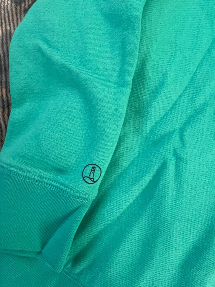 Nueva Chaqueta con Capucha Lands End Niñas Sherpa Forrada Cremallera Frontal Talla Pequeña S 6 7 Jade Foto 4 de 4