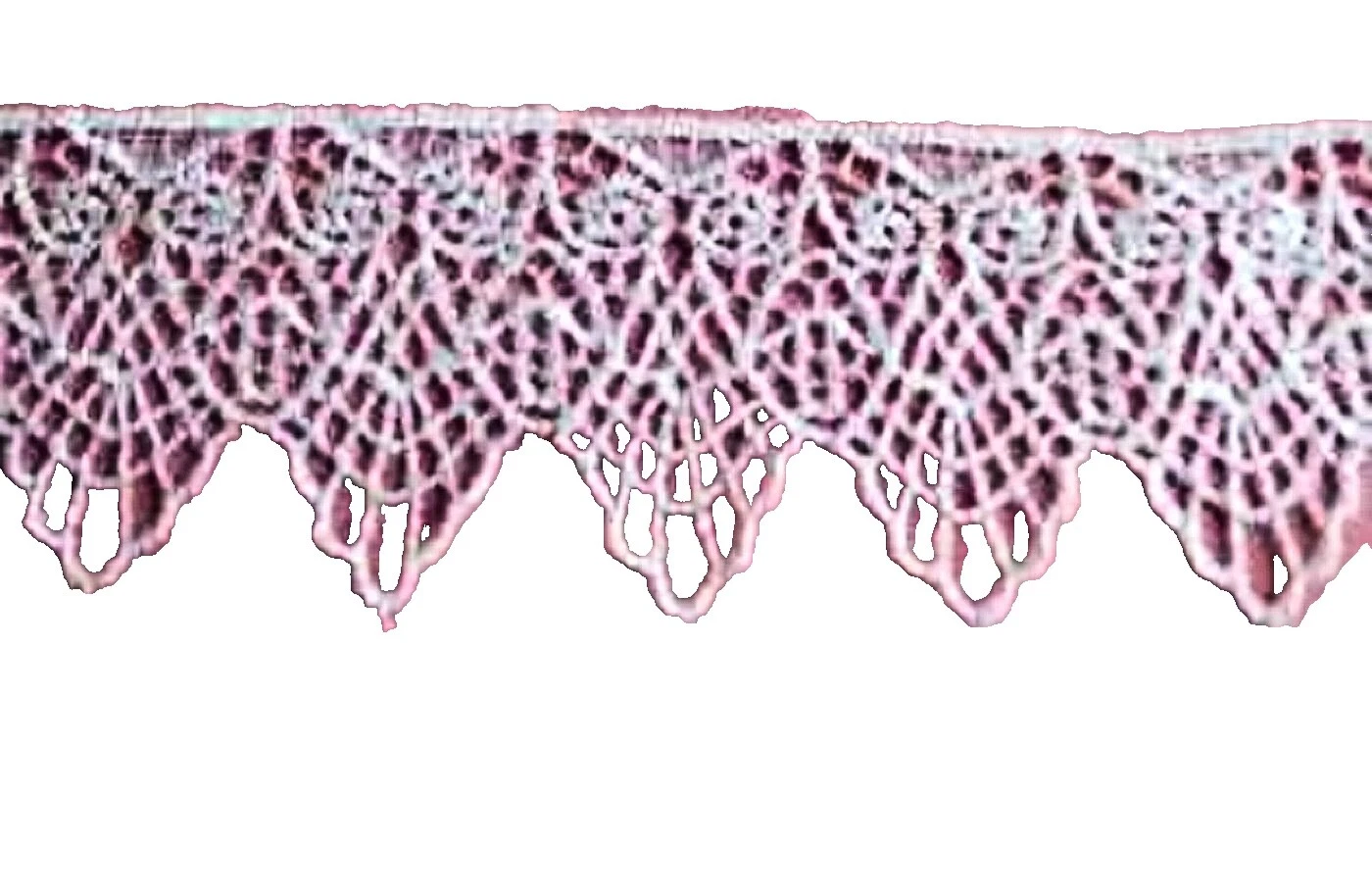 Rayón Blanco Encaje Ribetes para Costura