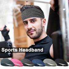 Elastic Sport Headband Warp Hair Band Yoga Running Stretch Bands for Men Women
