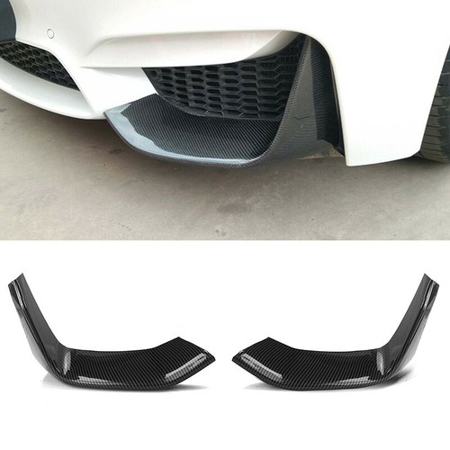 For 15~18 BMW M3/M4 F80 F82 Carbon Fiber Front Lower Bumper Splitter Spoiler Lip - Picture 2 of 9