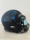 CHUBA HUBBARD SIGNED CAROLINA PANTHERS FS ECLIPSE SPEED AUTHENTIC HELMET BAS QR