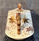Ridgways Deak Aesthetic Japonism Mughal Flowers Bamboo Gilding Sugar Bowl 1880 — photo 2
