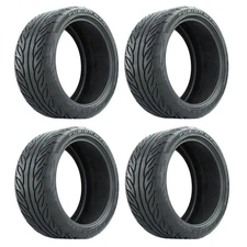 Set of 4 Golf Cart Street Tires 215/40-R15 GTW Fusion GTR Steel Belted Radial