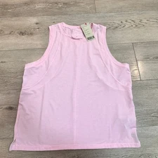 NWT Sweaty Betty Soft Flow Studio Tank Light Pink Yoga Pilates Barre Medium Top
