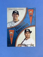 2013 Topps Franchise Forerunners #FF-10 Jose Fernandez & Giancarlo Stanton