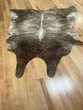 Koldby Brown tanned and sheared Backbone Cowhide pelt  6.5’ X 7’