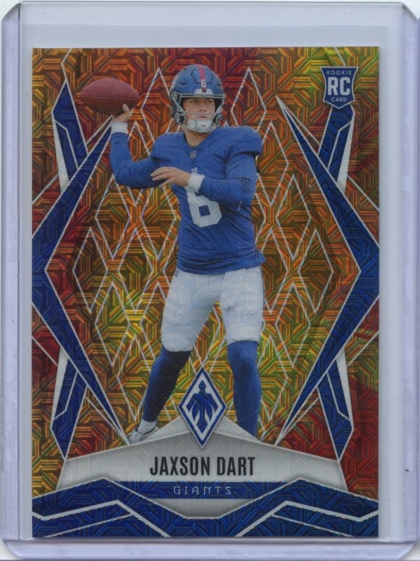 2025 Panini Phoenix Premium Box Set JAXSON DART #200 RC FIREBURST 1/350 1ST ONE