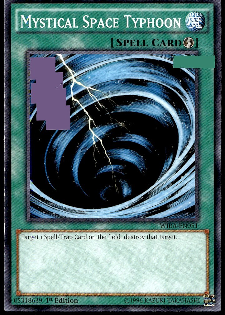 Mystical Space Typhoon - WIRA-EN051 - 1st Edition - YuGiOh | Buy 3 Get 5 Free