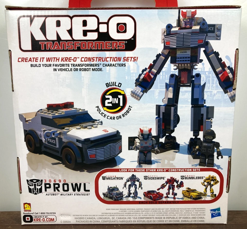 Nuevo Hasbro KRE-O Transformers Autobot Prowl Set 30690 con 2 figuras de Kreon 2010 Foto 3 de 4