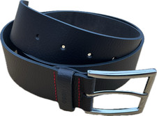 Hugo Boss Mens Giaspo  Leather Belt Brown Textured  95cm ( Fits 34”  ) New