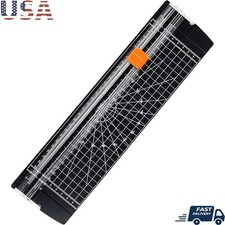 A4 Paper Cutter 12 Inch Trimmer W/ Safety Guard  Crafting Accessories New