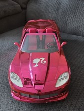 Barbie Pink Metallic Cruisin Corvette R/C Car Toys R Us Exclusive NO Remote