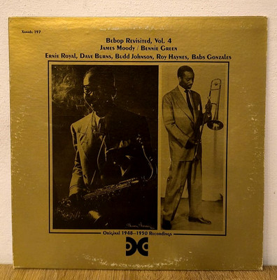 JAMES MOODY - BENNIE GREEN - BEBOP REVISITED VOL 4 - VINYL VG+/VG+ LP COMP