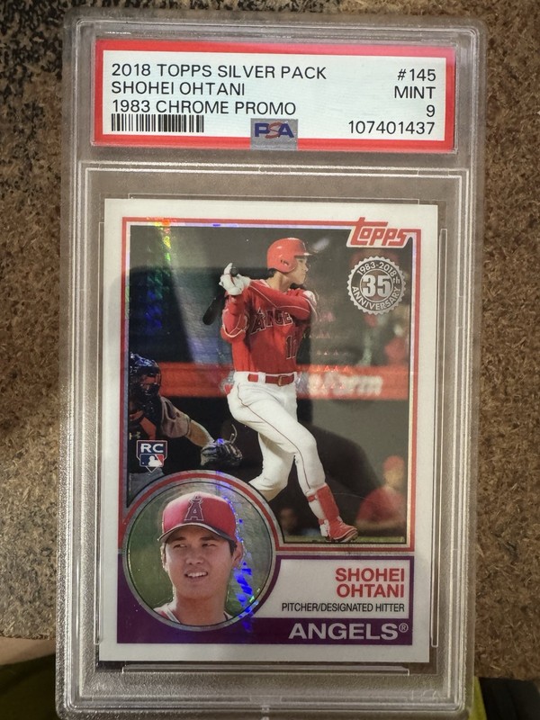 2018 Topps - Silver Pack 1983 Topps Design Chrome Update Shohei Ohtani #145 (RC)