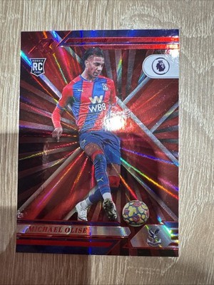 2021-22 Panini Chronicles XR EPL Soccer, Michael Olise RC, Red Laser