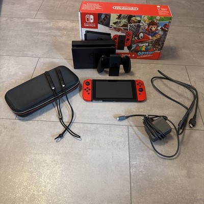 Nintendo Switch 32GB Konsole - Mario Edition Rot Inkl. OVP