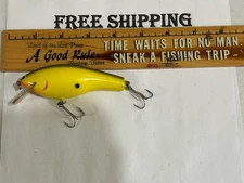 Early Vintage Bagley Baits "BALSA B" #BB4 ALL BRASS USA MADE CRANKBAIT USED READ