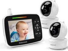 Kidsneed Baby Monitor with 2 Cameras - 3.5 Inch Video Baby Monitor