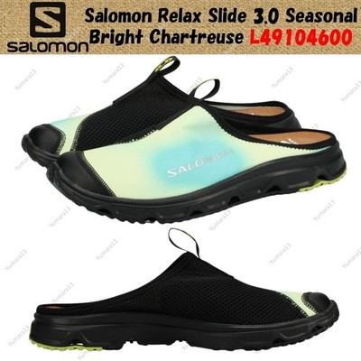 Salomon Relax Slide 3.0 Seasonal Bright Chartreuse L49104600 Herren Gr.